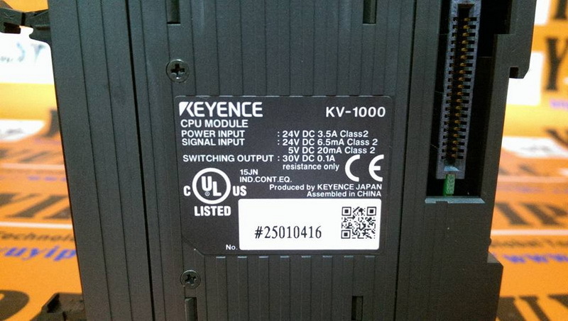 KEYENCE KV-1000 PLC CPU MODULE - PLC DCS SERVO Control MOTOR POWER SUPPLY  IPC ROBOT